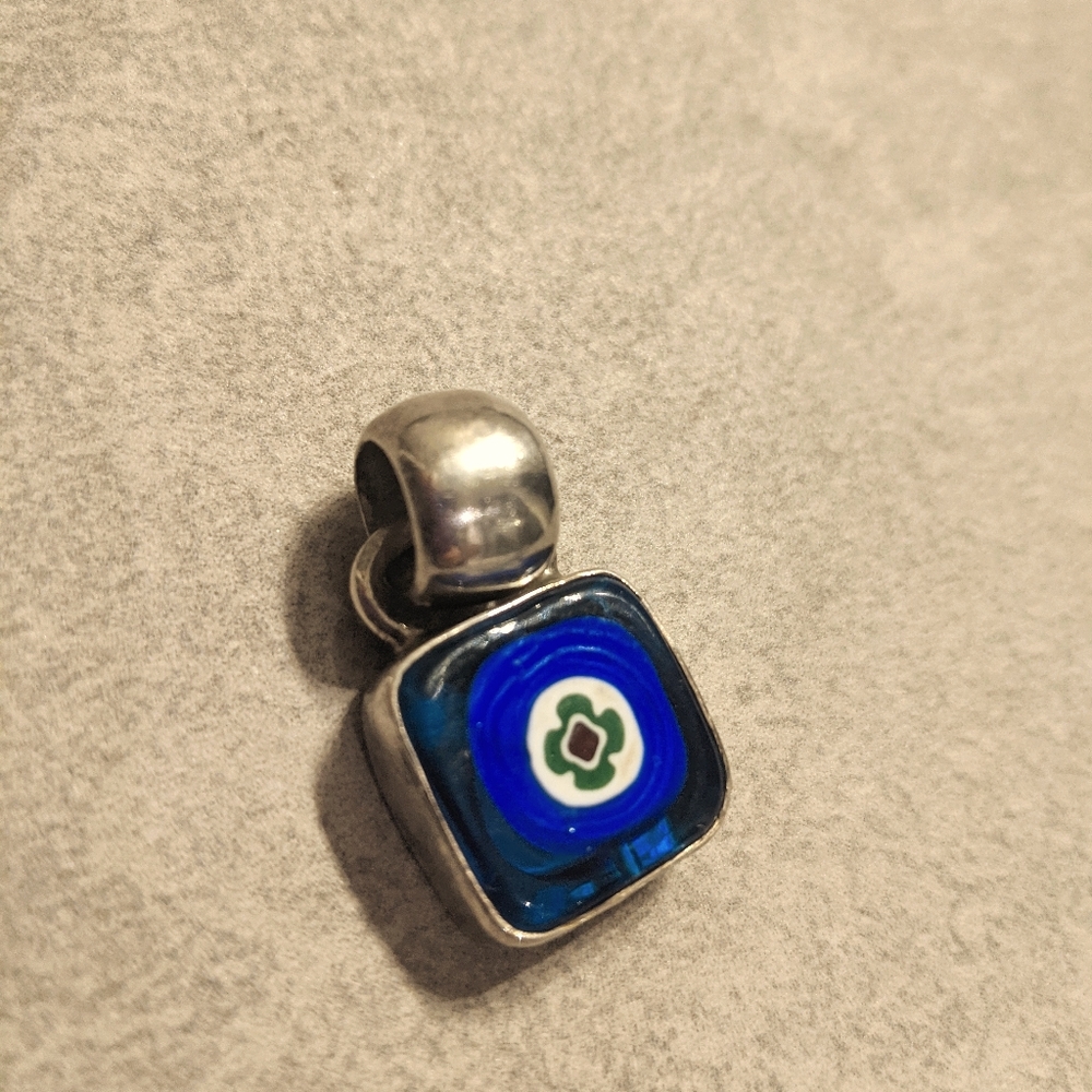 Sterling silver venetian custom made pendant